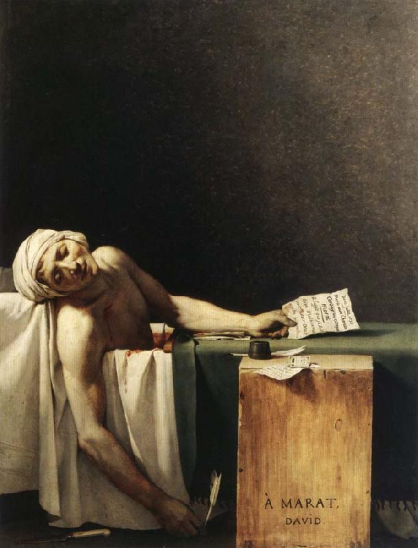 Jacques-Louis David Marat Assassinated in His Bath Germany oil painting art